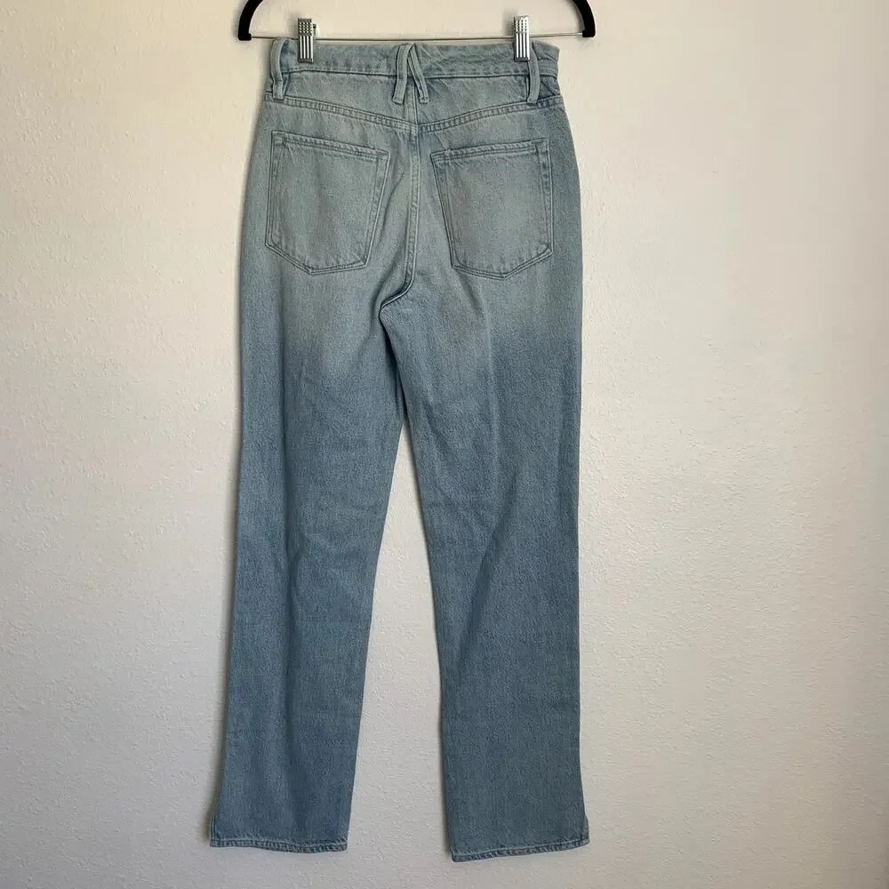 NEW‎ Good American Good Boy Jeans in Blue456